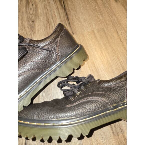 Dr Martens Ashfeld Shoes Mens 9 Brown Pebbled Leather Oxfords Casual Business - Picture 12 of 14